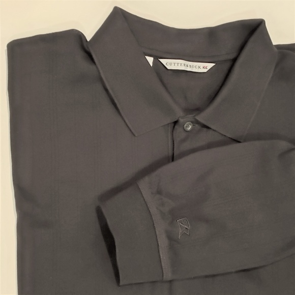 Cutter & Buck Men's Long Sleeve Polo Shirt L - Picture 4 of 5